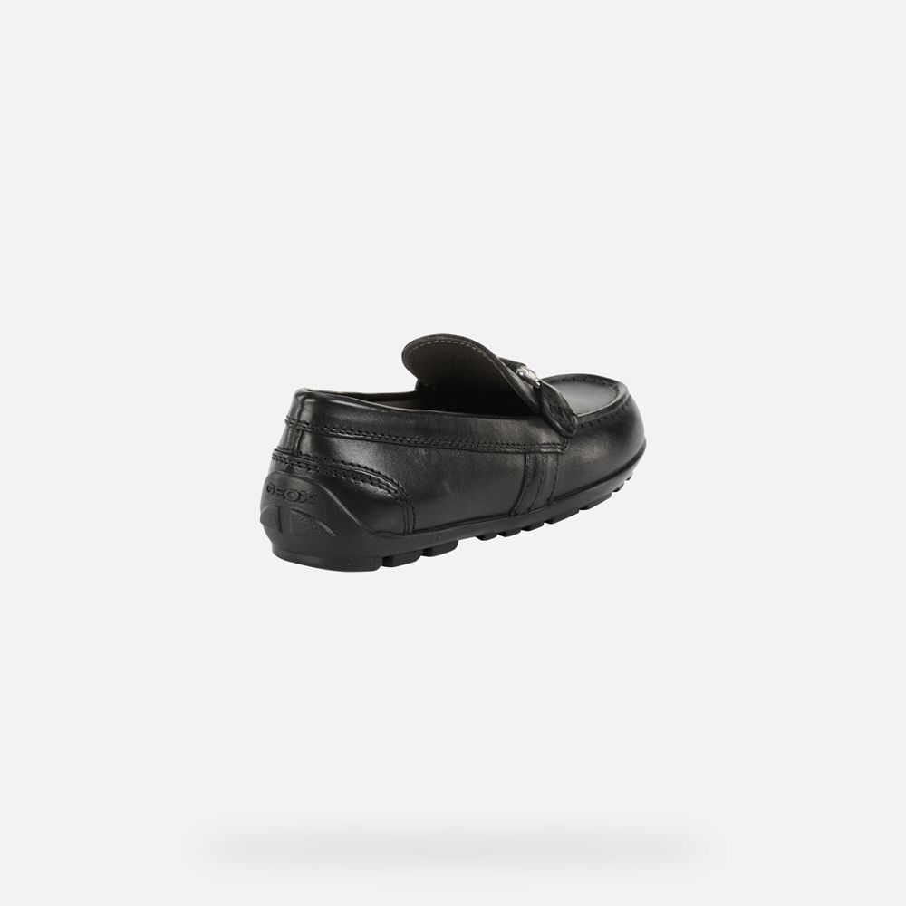 Geox Loafers Black New Fast - Geox Boys Shoes - KWRTZS607